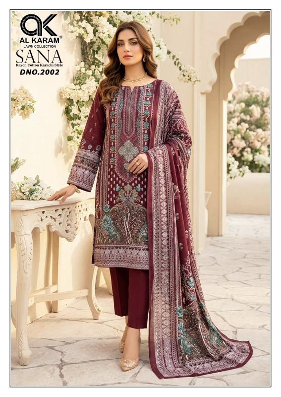 Alkaram sana vol- 2 kurti in wholesale